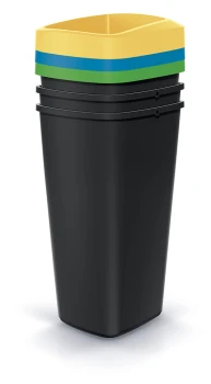 Zestaw koszy na śmieci 3x25 l, Compacta Q, NSBO25S3, Prosperplast