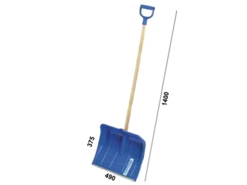 Łopata do śniegu 49 cm, ALPIN 2A Prosperplast