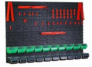 Zestaw tablica warsztatowa + pojemniki 115,5x78cm