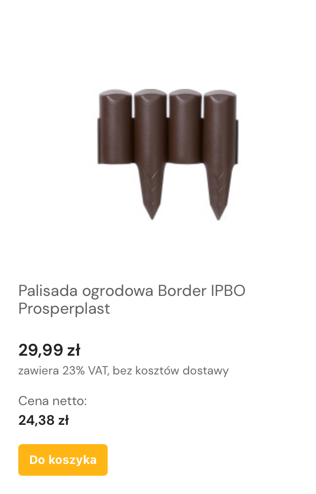 Palisada ogrodowa Border IPBO